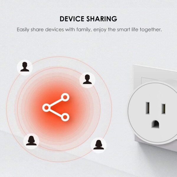 Hot sale Tuya Smart Life 10A Smart Plug US Smart Wifi Plug Socket Wifi Plug Works with Alexa